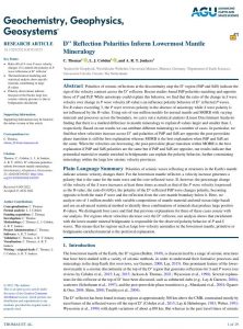 D" Reflection Polarities Inform Lowermost Mantle Mineralogy